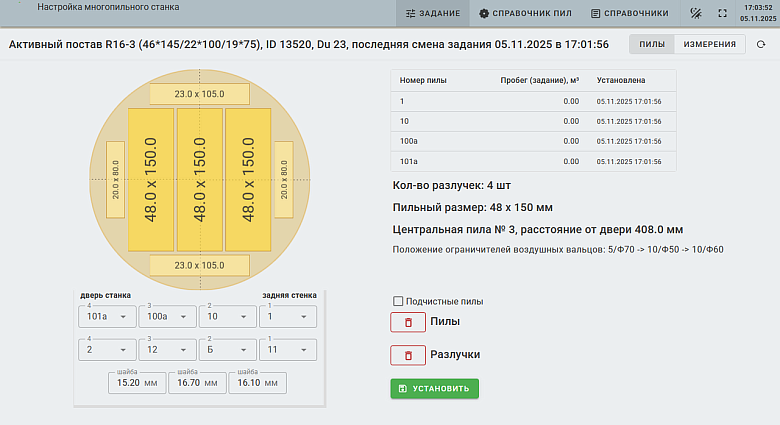 SawControl - удобный инструмент для контроля лесопильного оборудования